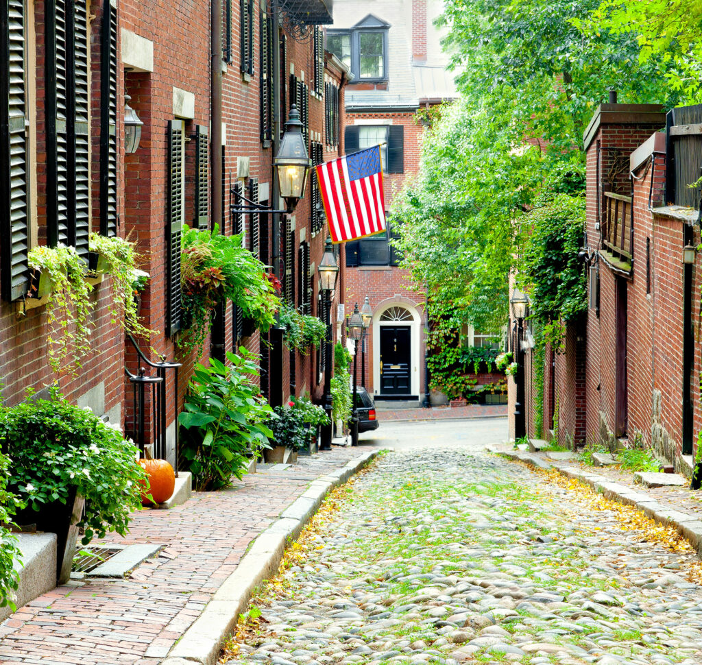 Boston row houses